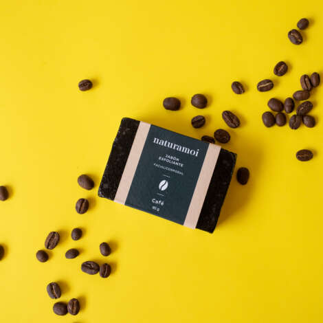 Jabón exfoliante de café